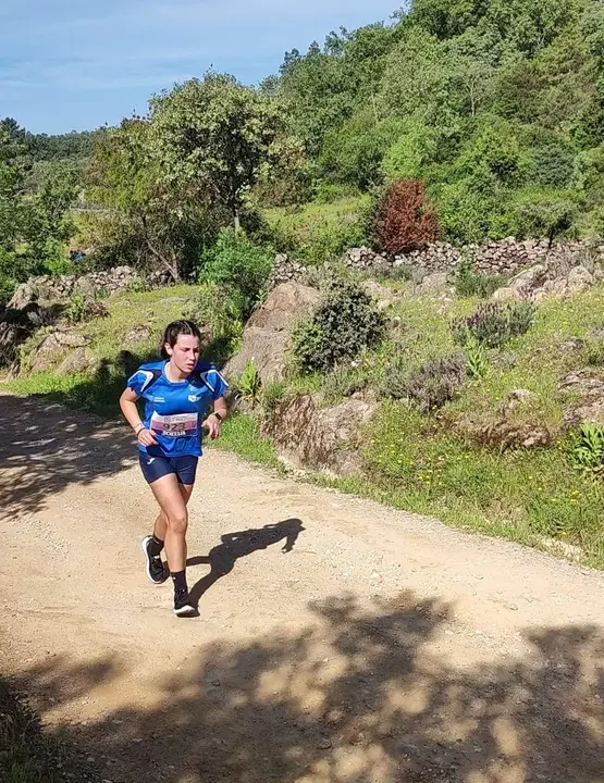 Lucía Maniega, del Benavente Atletismo, en el Campeonato de España