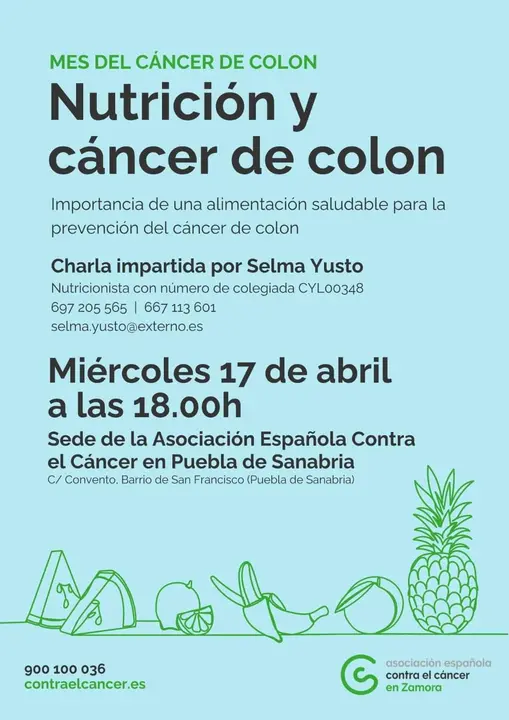 Charla Asociación Española contra el Cáncer en Puebla de Sanabria