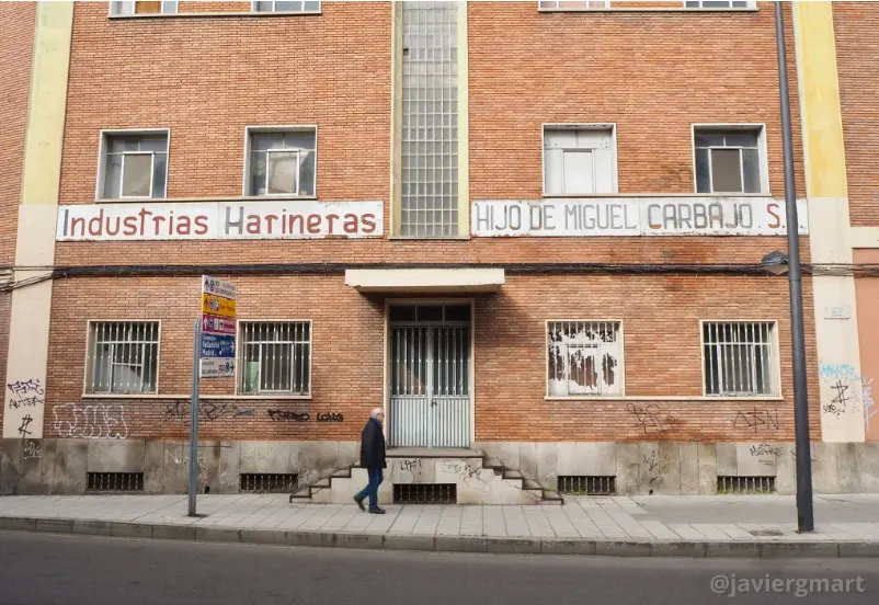 Industrias Harineras "HIJO DE MIGUEL CARBAJO SA". Fotografía: Javier García Martín de Zamorateca