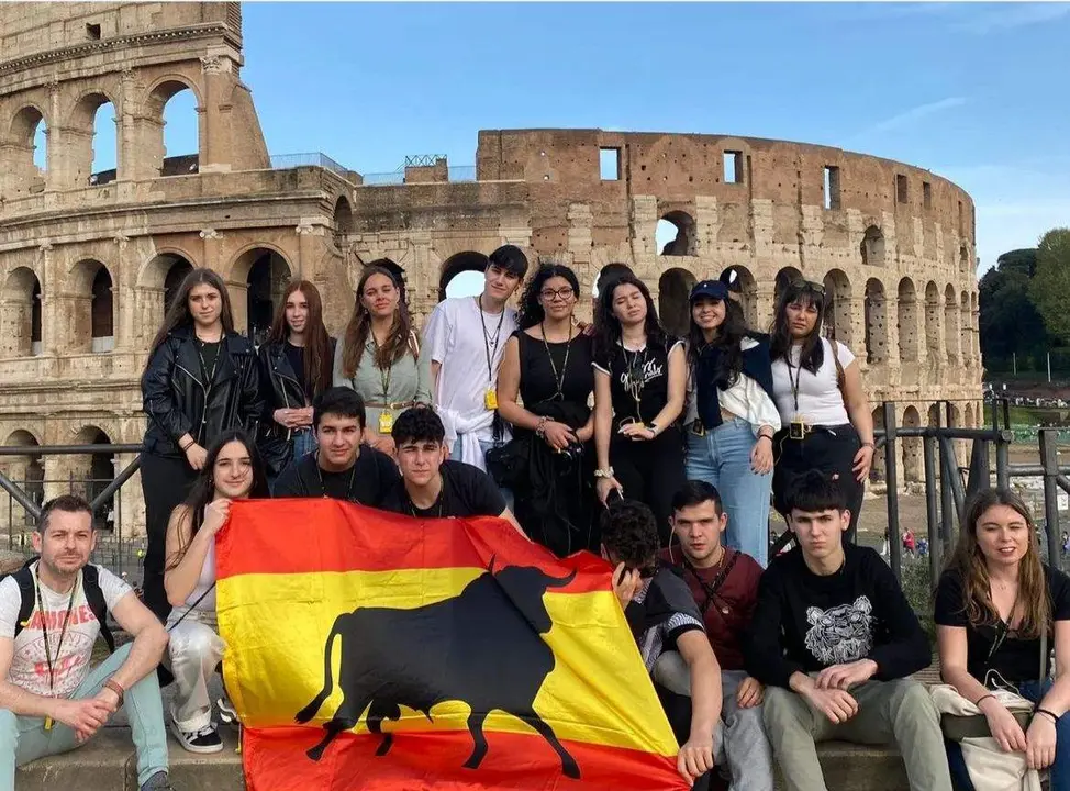 viaje a Italia de los alumnos del IES Los Valles