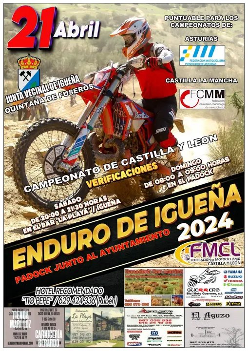 Agenda deportiva de Fin de Semana
