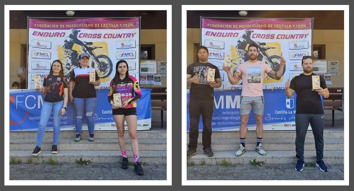Podium para los pilotos zamoranos en el Enduro de Igüeña