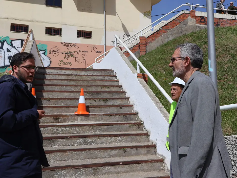 Reparación escaleras peña trevinca