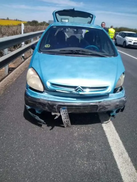 accidente carretera León Zamora