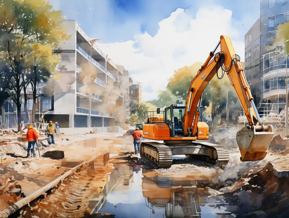 restro excavadora