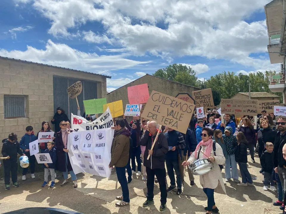 manifestación Vega de Tera. IMAGEN CEDIDA