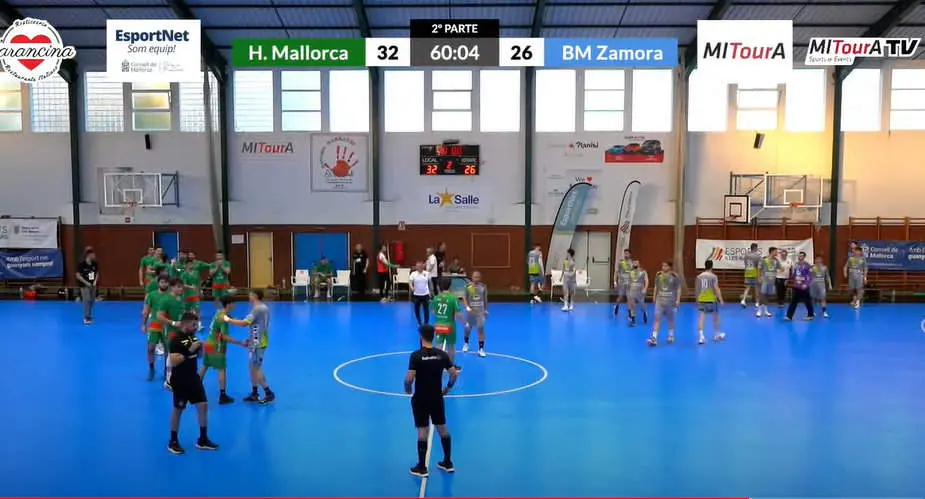 (552) L'ARANCINA HANDBOL MALLORCA - BM ZAMORA ENAMORA  DH Plata Masc.  Jornada 29