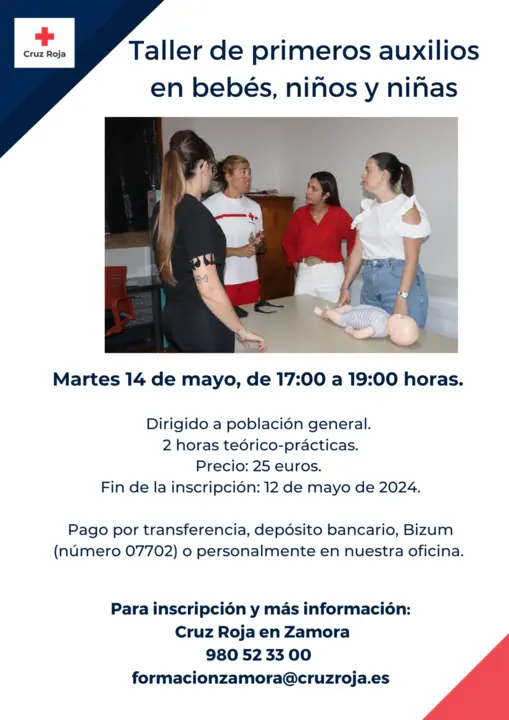 Cartel Curso niños mayo 2024