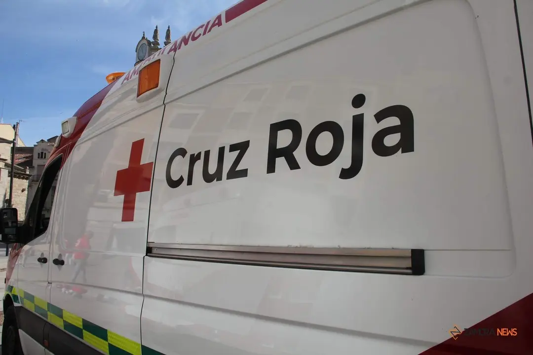 Ambulancia de Cruz Roja en Zamora