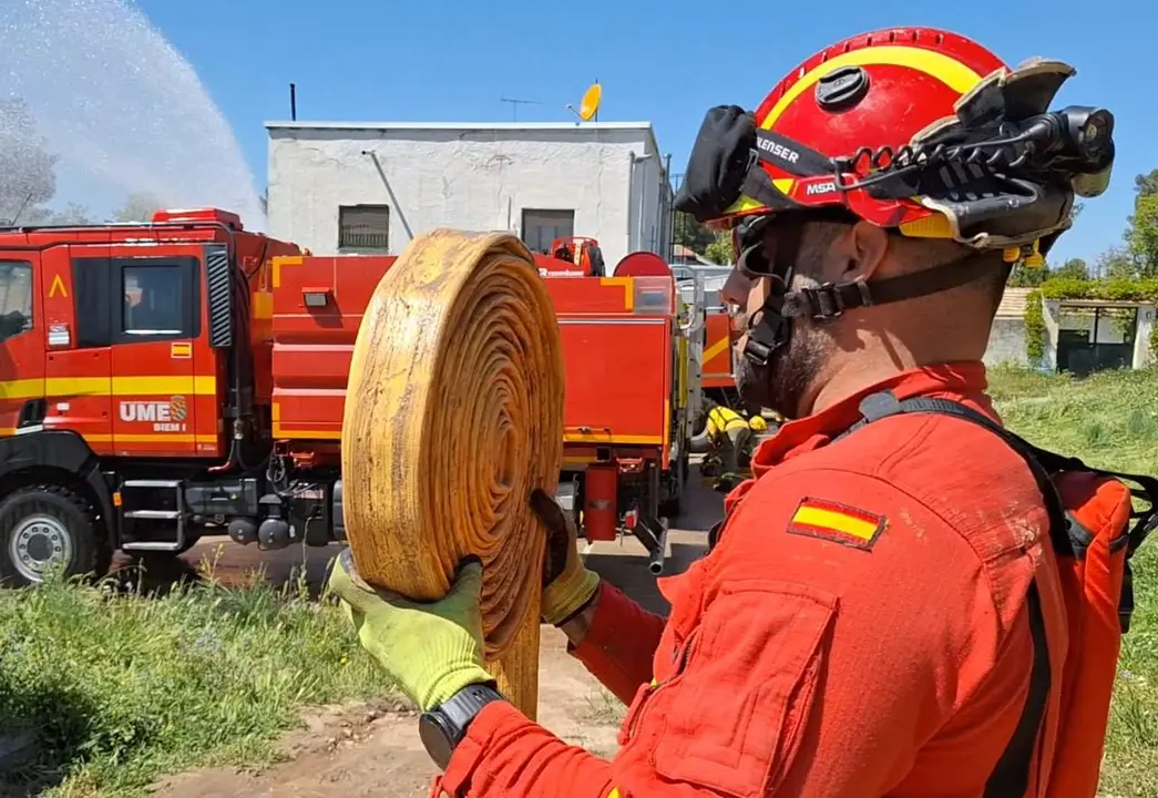 Bombero forestal. Fotografía: Ministerio