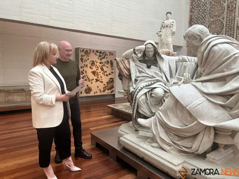 Leticia García en el Museo de Zamora 