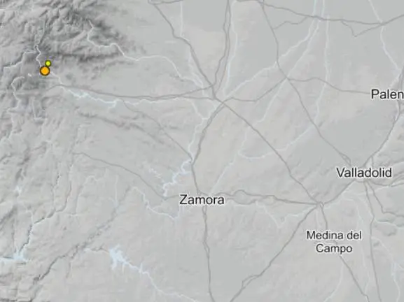 Actividad sísmica en los últimos tres días en la provincia de Zamora según IGN