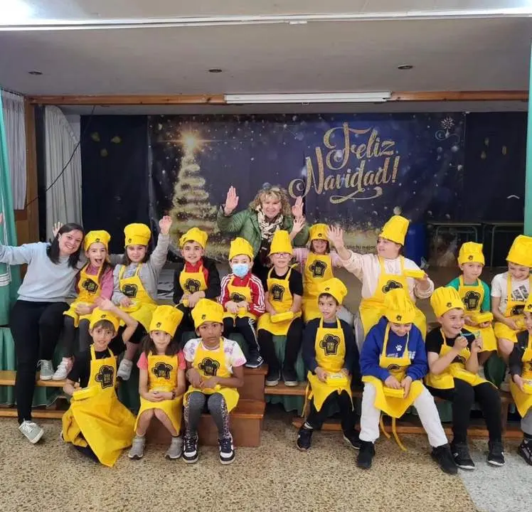 Alumnos del colegio CEIP El Tera