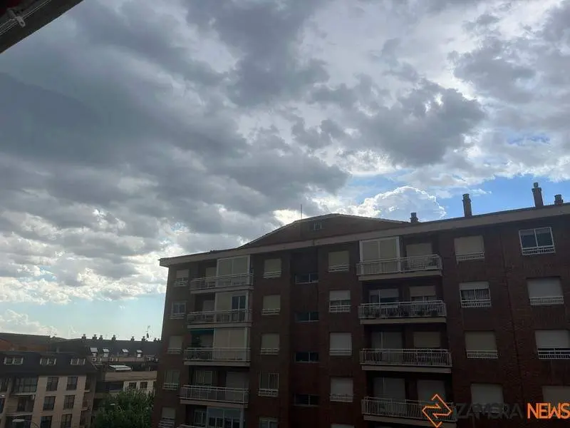 día de tormenta en Zamora 