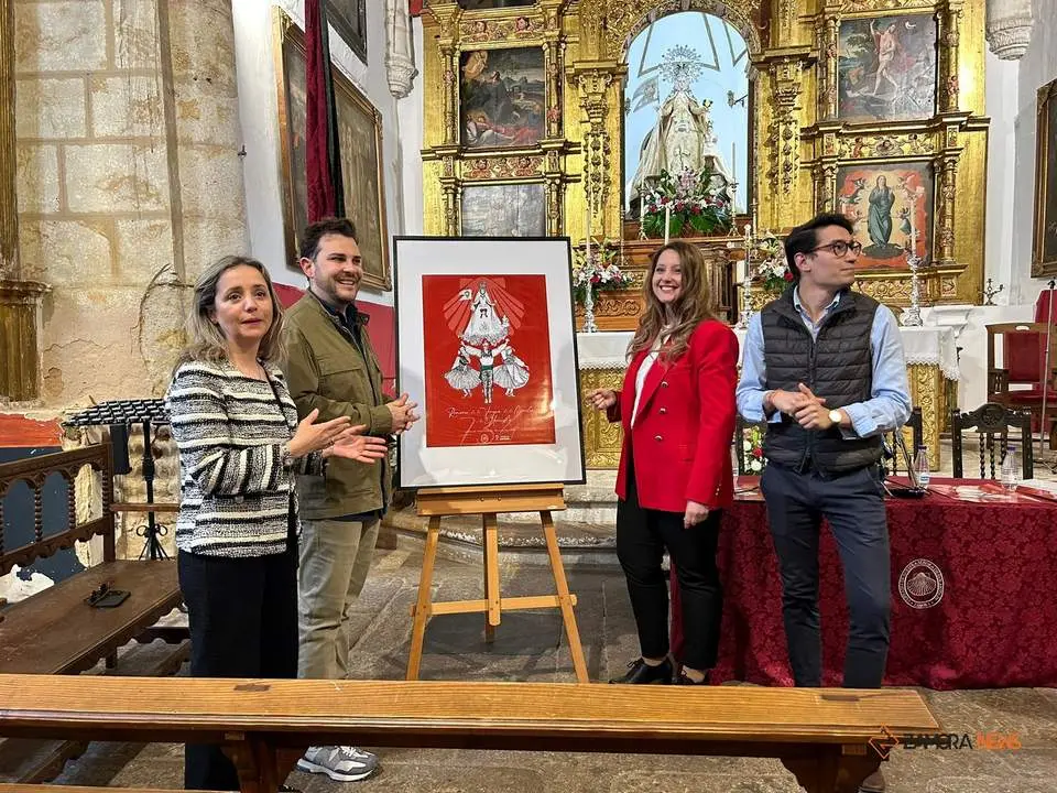 Presentación cartel anunciador de la romería de La Hiniesta