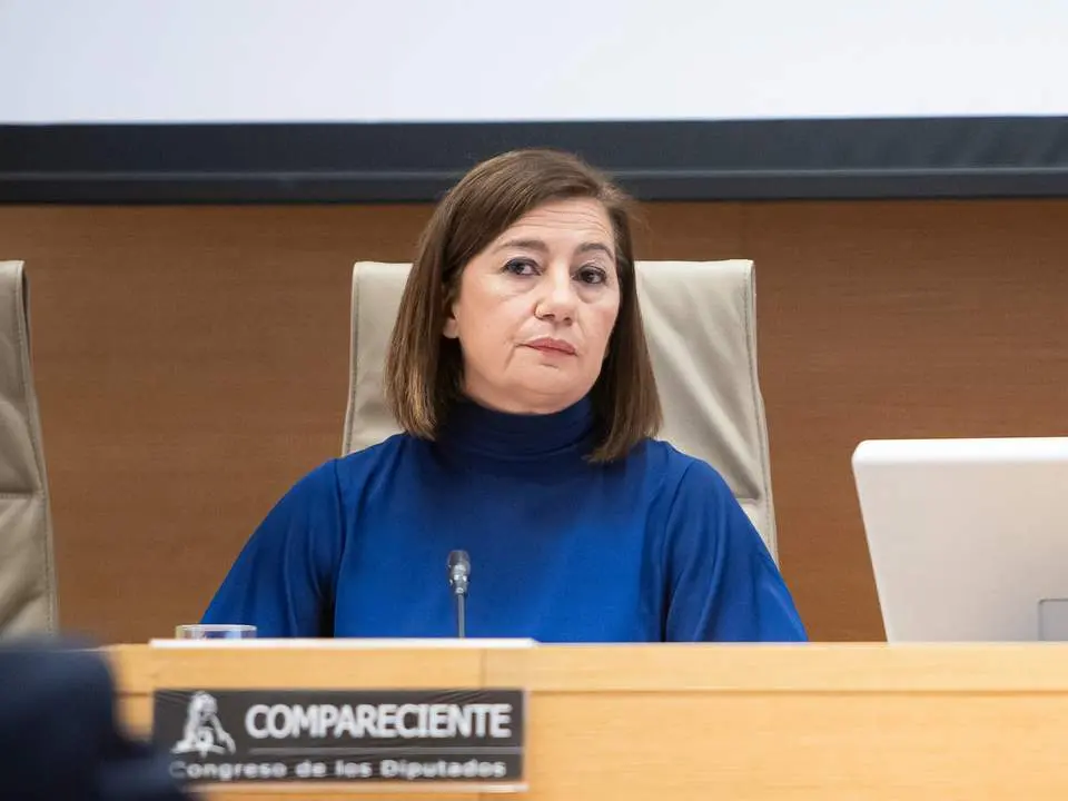 Francina Armengol Socias, expresidenta de las Illes Balears y Presidenta del Congreso, comparece en la Comisión de Investigación sobre la adquisición de material sanitario durante la crisis del COVID-19