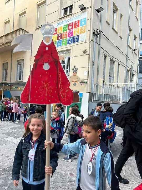 Romería de los escolares de la Medalla Milagrosa. Fotografía: CEDIDA