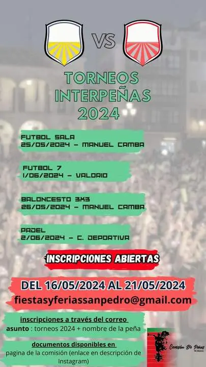 torneos interpeñas 2024