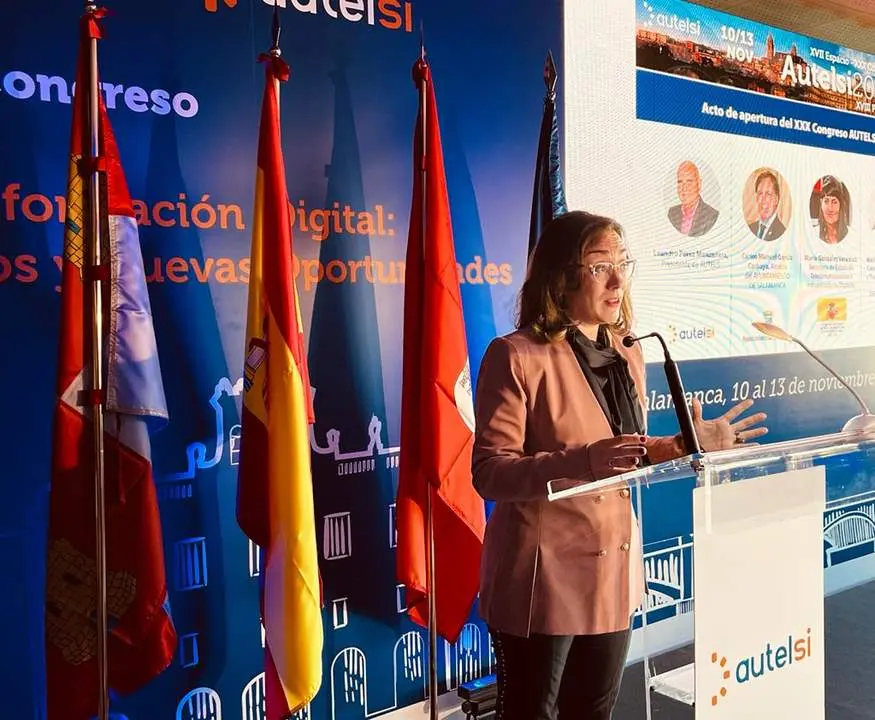 La consejera de Movilidad y Transformación Digital, María González Corral