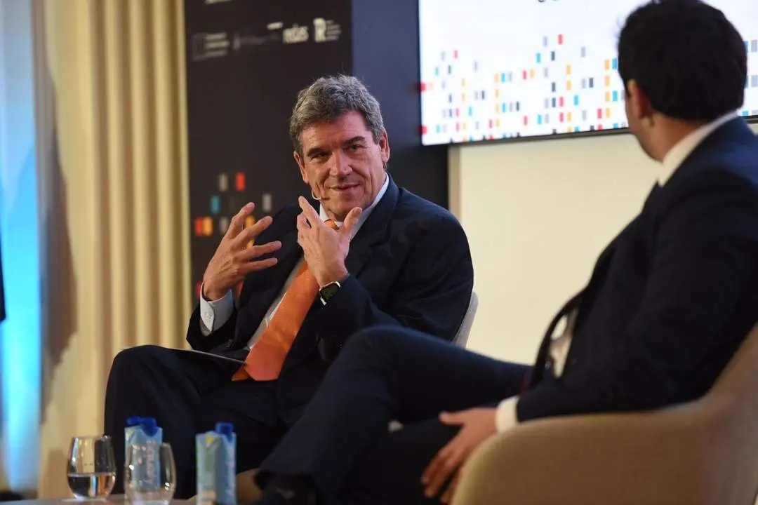 ministro para la Transformación Digital y de la Función Pública, José Luis Escrivá, la secretaria de Estado de Digitalización e Inteligencia Artificial, Mayte Ledo y el director general de Red.es, Jesús Herrero, durante la presentación de KitDigital