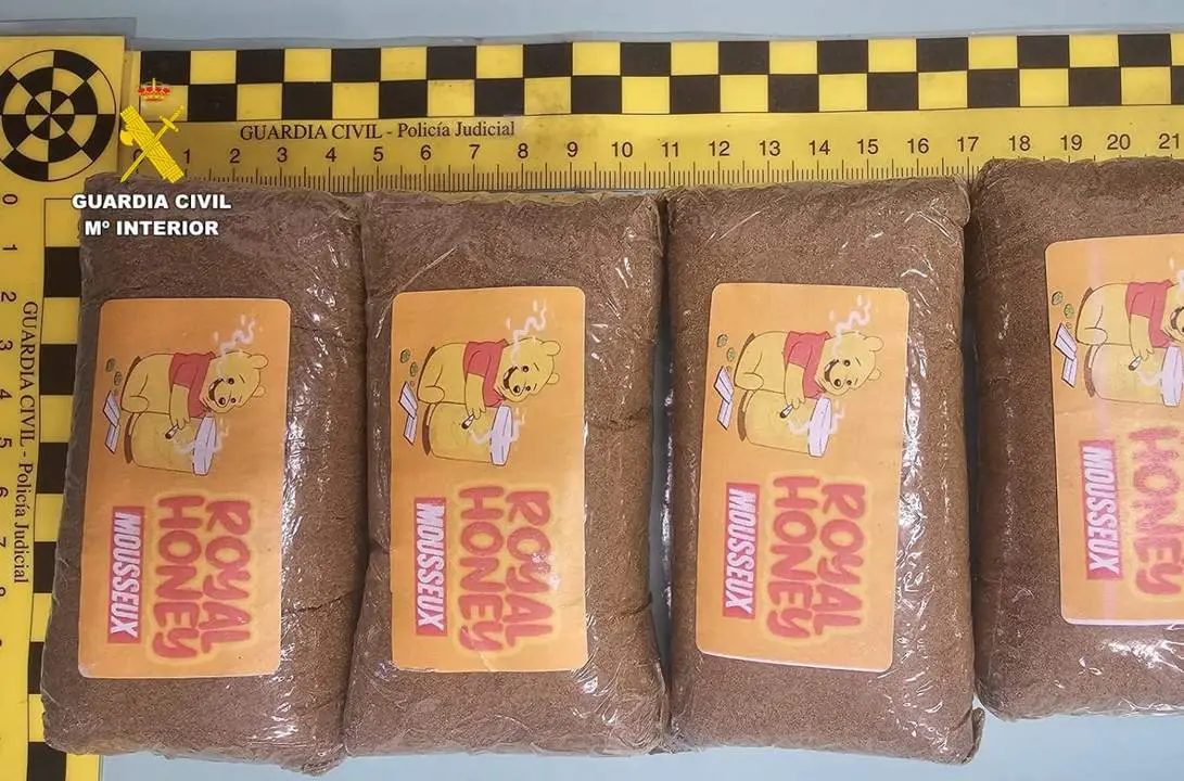 Pastillas de hachís intervenidas