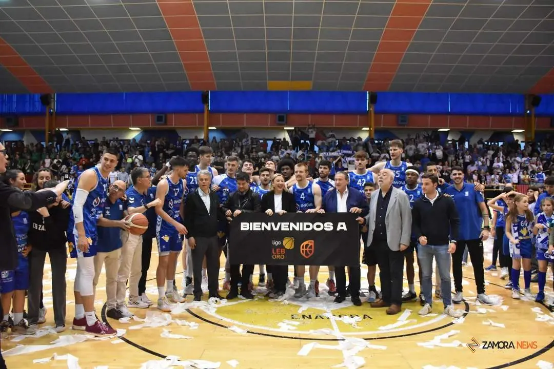 Celebración ascenso a LEB Oro