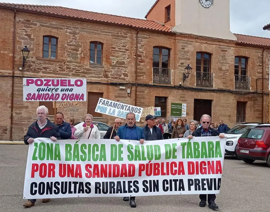 Protesta Tábara. Fotografía: CEDIDA
