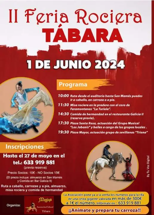 cartel feria rociera Tábara