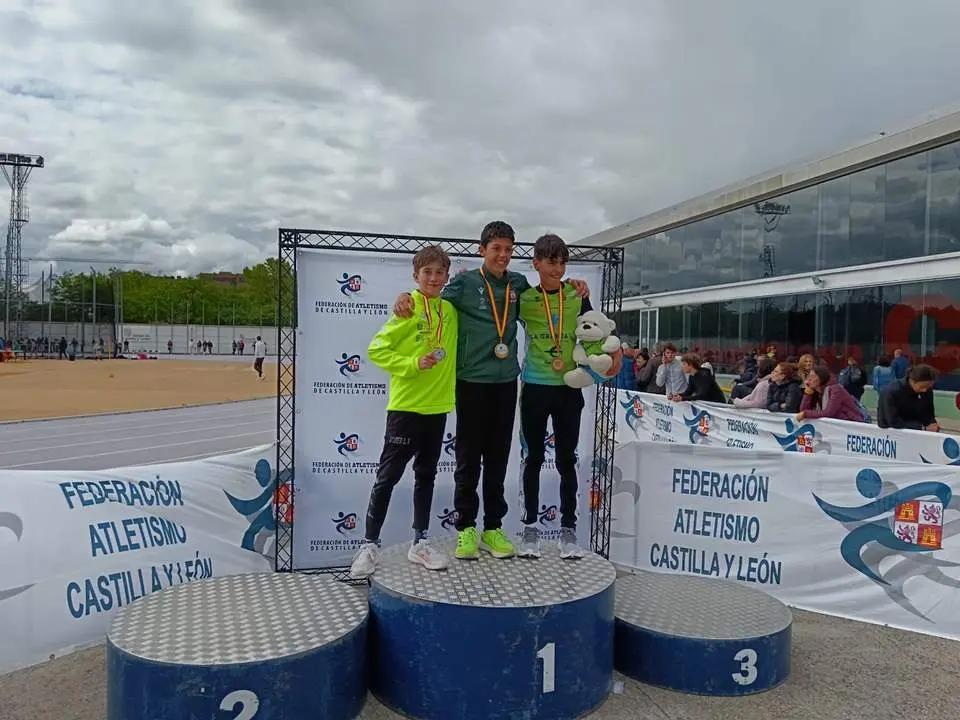 Adrián Sánchez, como campeón sub14 en el ultimo Campeonato