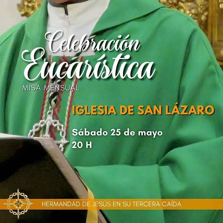 Misa mensual Jesús en su 3º caida