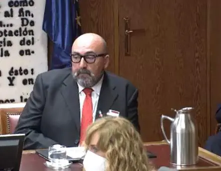 Koldo García durante su comparecencia en el Senado