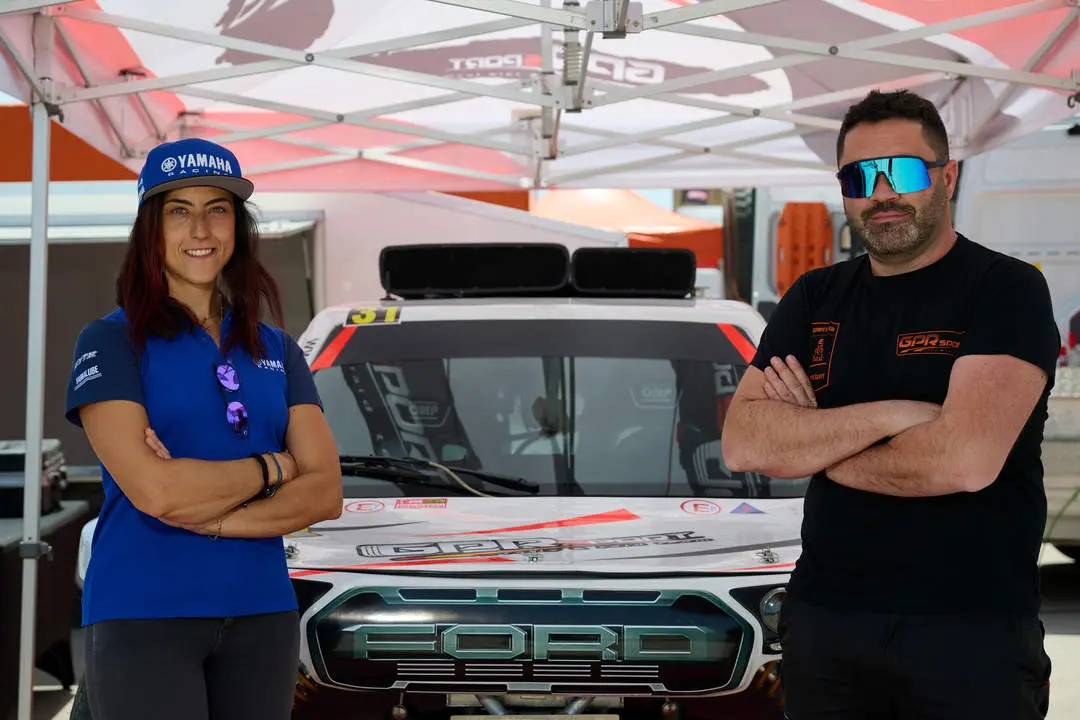 Ruben Gracia y Sara Garcia Baja Lorca paddock @kfoto