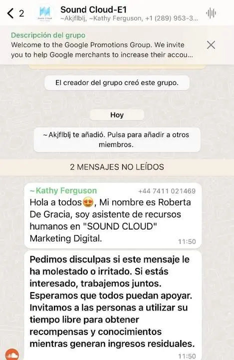 Falsas ofertas de trabajo