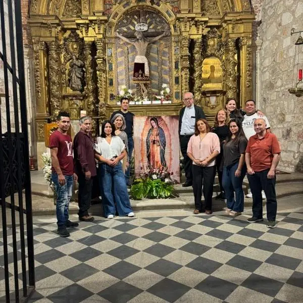 La virgen de Guadalupe, en los muros de la ermita del Cristo de Morales del Vino