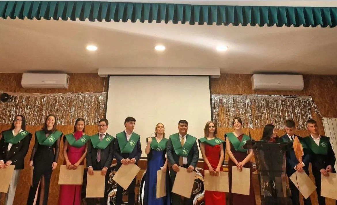 graduación alumnos 2 bachillerato IES Los Valles