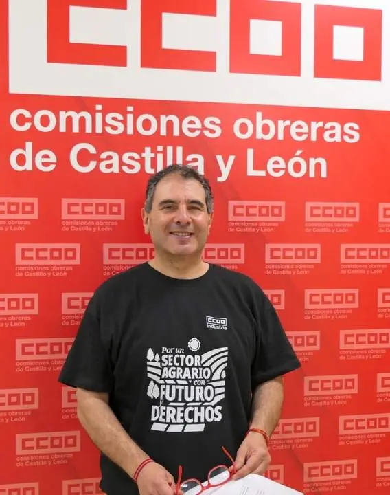 El Secretario de Organización y Desarrollo Federativo de la Federación de Industria de CCOO Castilla y León, Juan Manuel Ramos