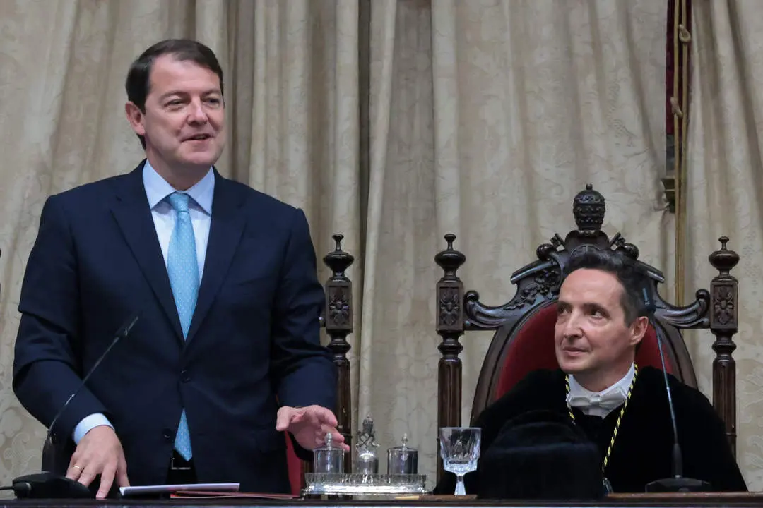 Toma de posesión del rector de la Universidad de Salamanca