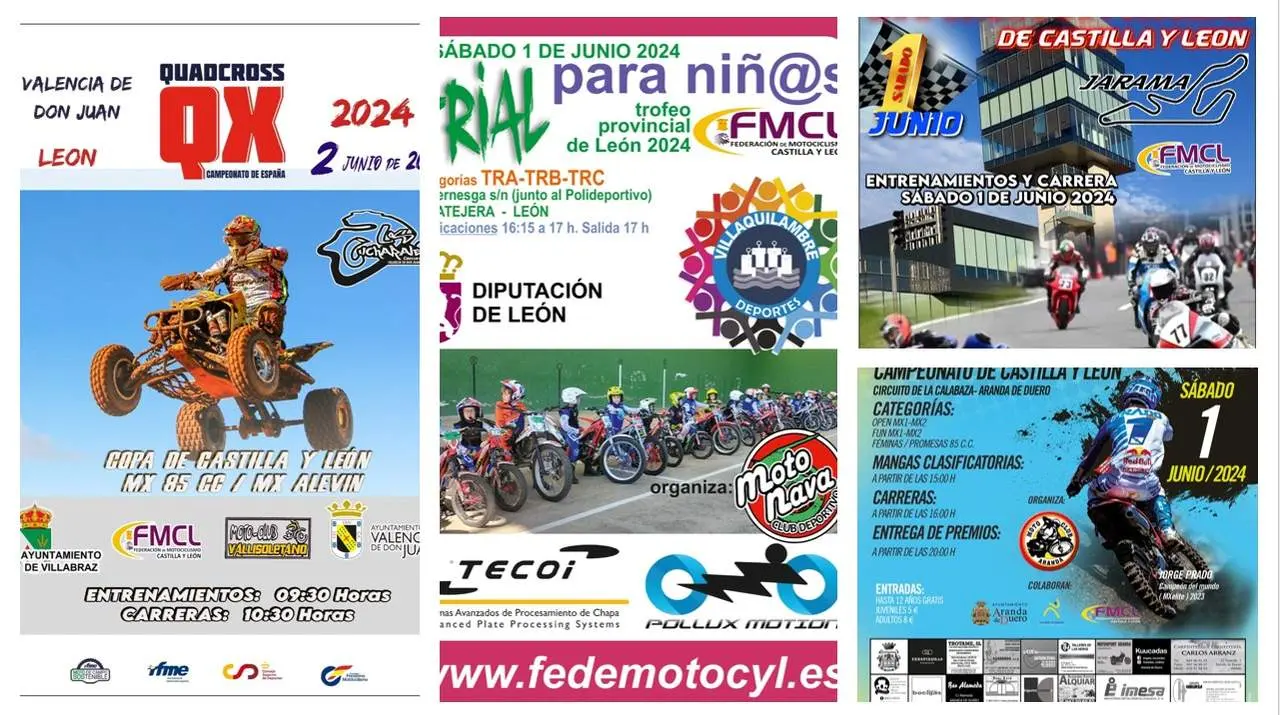 agenda motociclismo 1 de junio