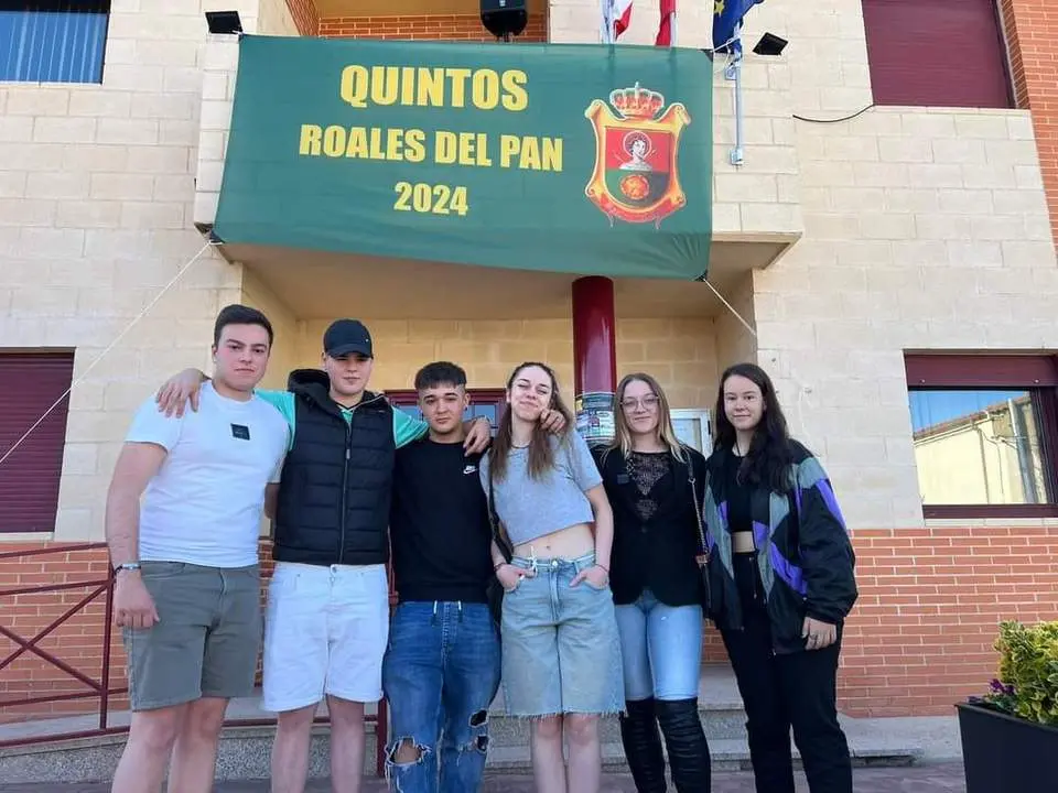 Los Quintos de Roales del año 2024. Fotografía: CEDIDA