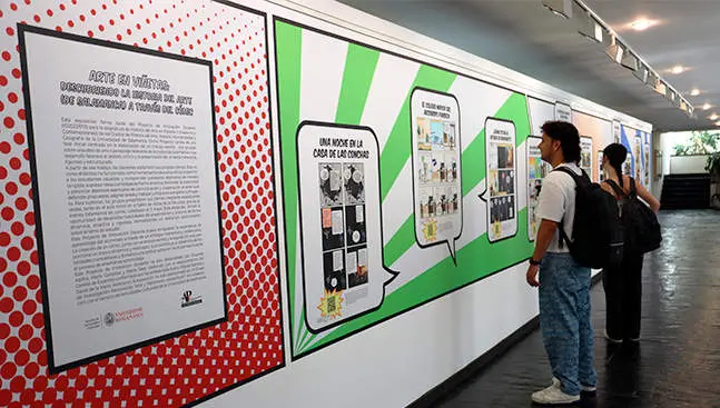 Exposición "Arte en viñetas" en la USAL