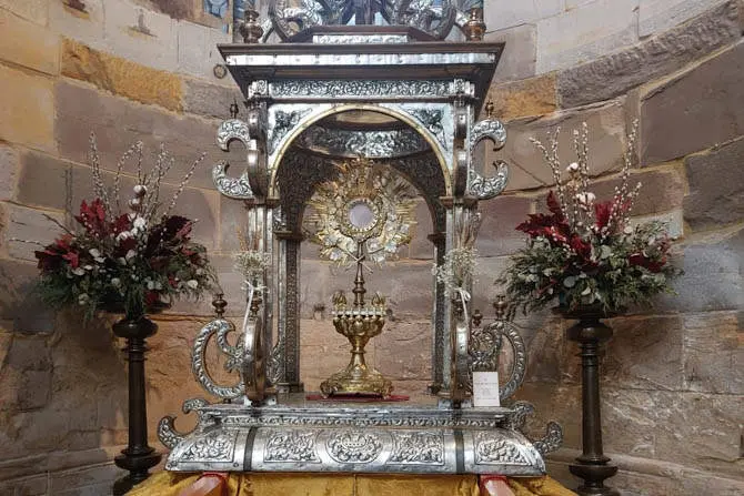 Andas originales del Corpus Christi de Benavente. Fotografía: Interbenavente