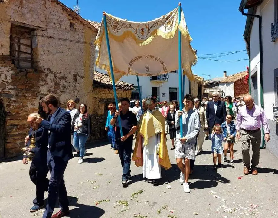 Día del Corpus en Ferreras de Arriba. Fotografía: CEDIDA