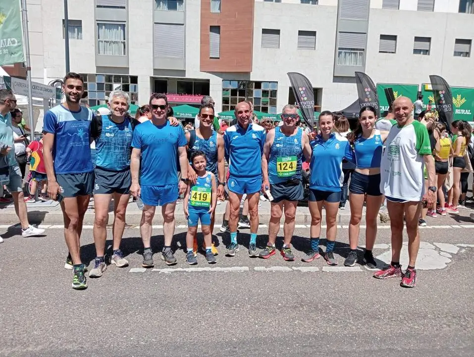 El Cerco atletas del Benavente Atletismo