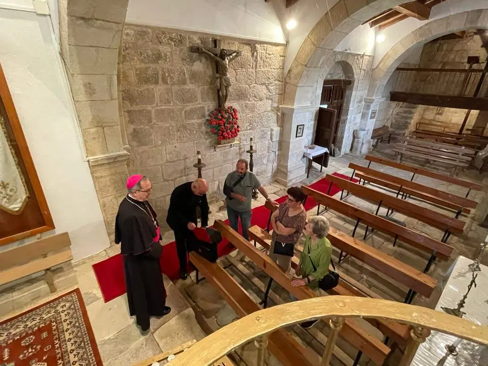 Visita pastoral del obispo de Zamora a Figueruela de Sayago. Fotografía: Diócesis de Zamora