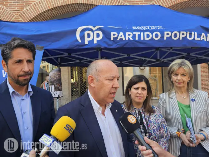 José María Barrios en un acto de campaña del PP de Zamora de cara a las elecciones europeas. Fotografía: INTERBENAVENTE