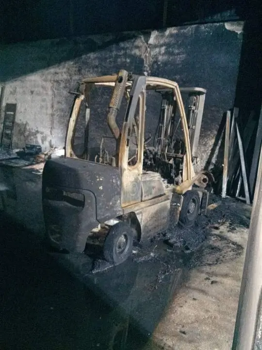 incendio nave Pedralba de la Padreria 1