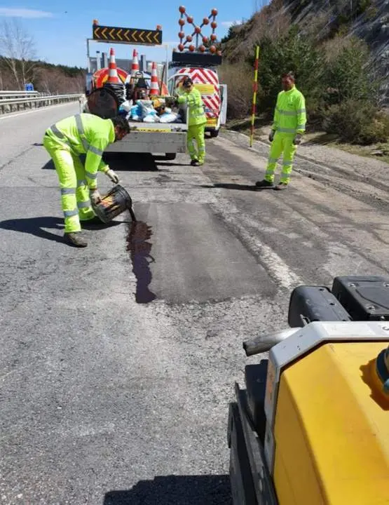 arreglo de carreteras
