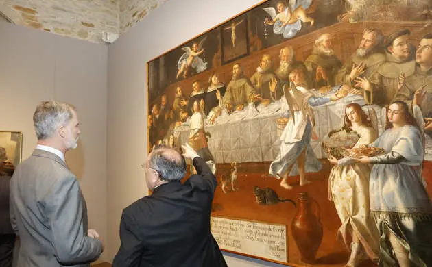 SU MAJESTAD EL REY RECORRE LA EXPOSICIÓN “HOSPITALITAS: LA GRACIA DEL ENCUENTRO / A GRAZA DO ENCONTRÓ” © Casa de S.M. el Rey