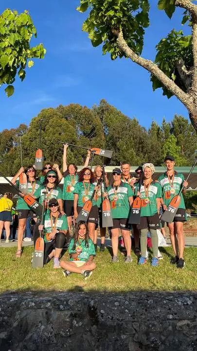 El equipo de AZAYCA de Barco-Dragón participante en la Copa de España celebrada en Muiños