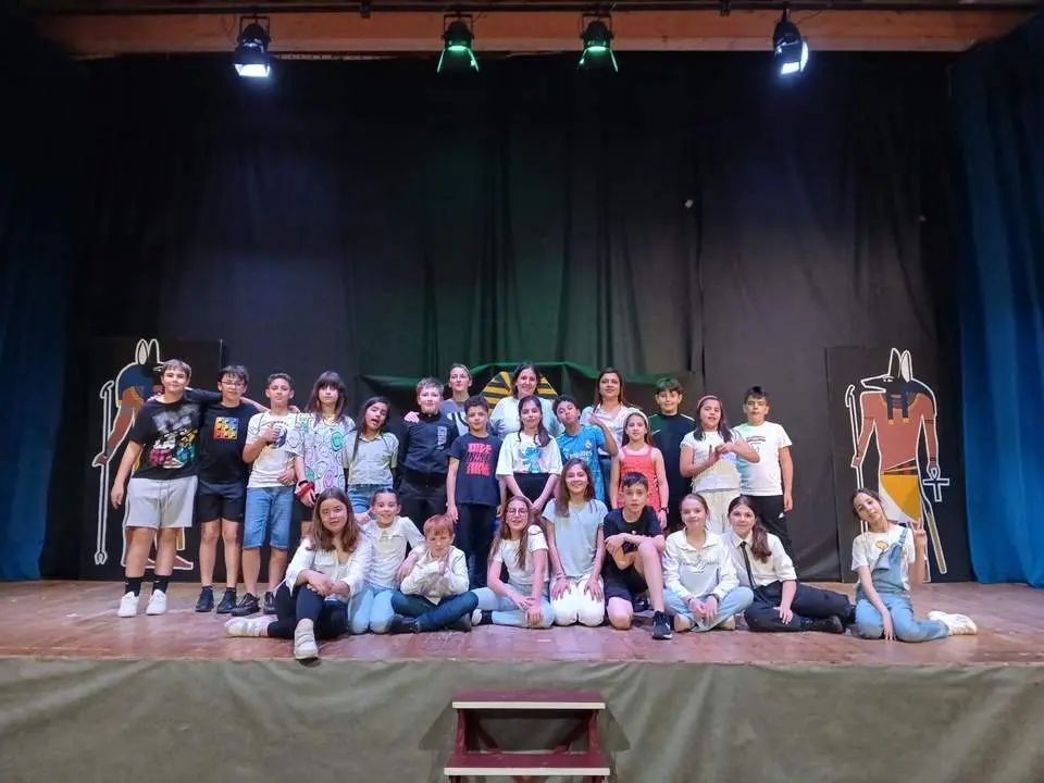 Integrantes del nuevo grupo de teatro "Actores en Proceso"